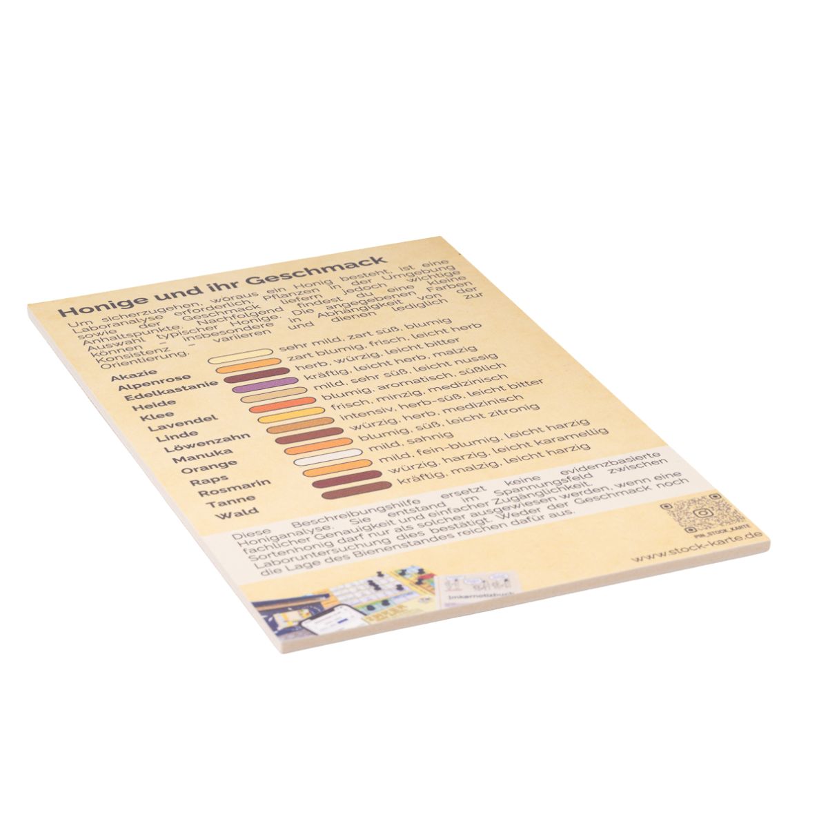 Honey description card