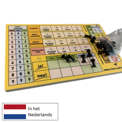 Pin-Stock-Karte (inkl. Pins und Schrauben)
