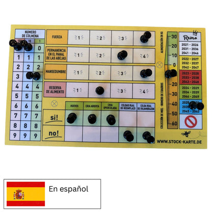 Pin-Stock-Karte (inkl. Pins und Schrauben)