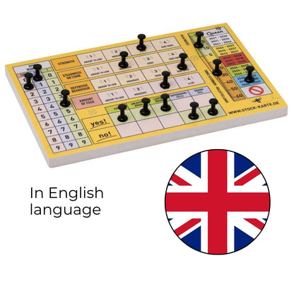 Pin stock card (including pins and screws)