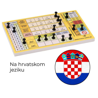 Pin stock card (including pins and screws)