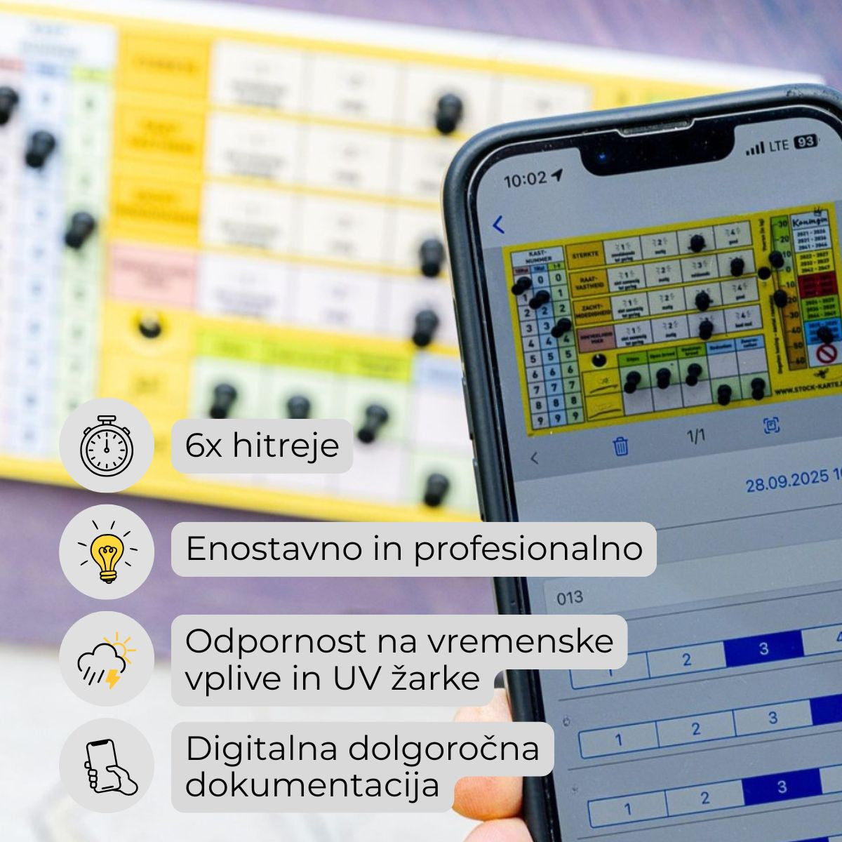 Pin-Stock-Karte (inkl. Pins und Schrauben)