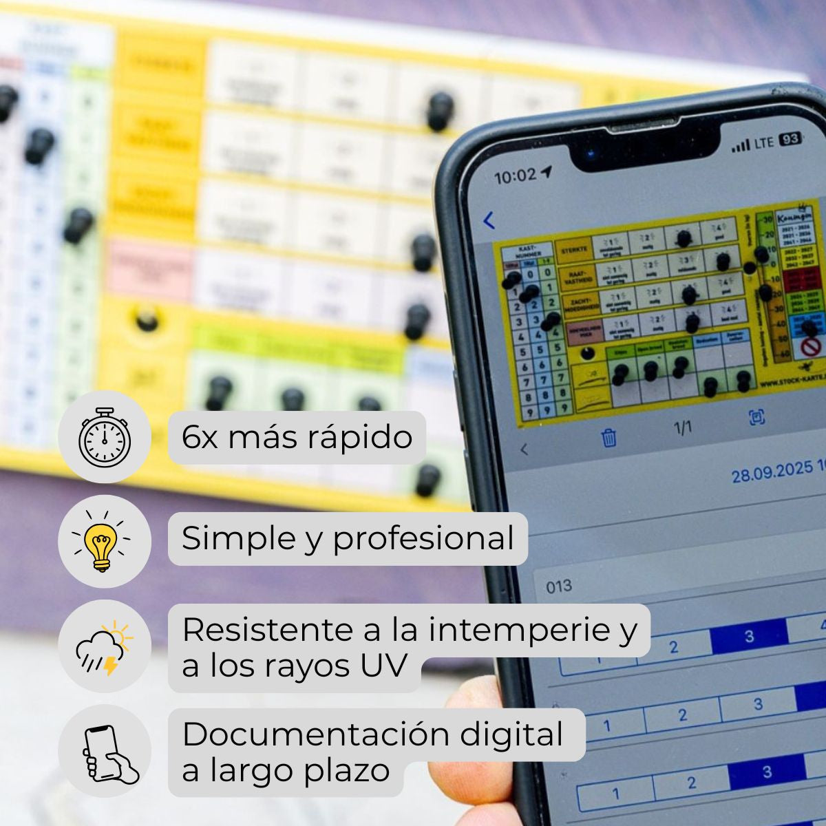 Pin-Stock-Karte (inkl. Pins und Schrauben)