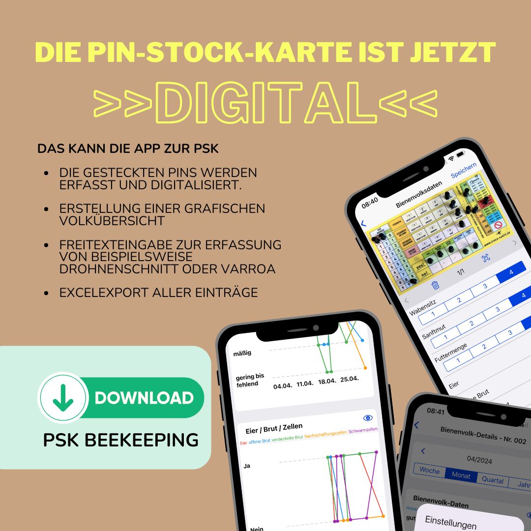 Pin-Stock-Karte inkl. Pins und Schrauben