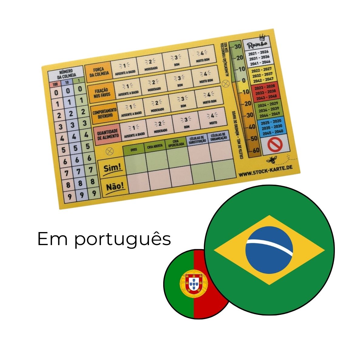 Pin-Stock-Karte (inkl. Pins und Schrauben)