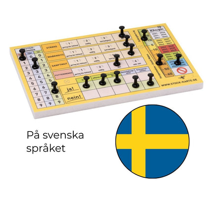 Pin-Stock-Karte (inkl. Pins und Schrauben)