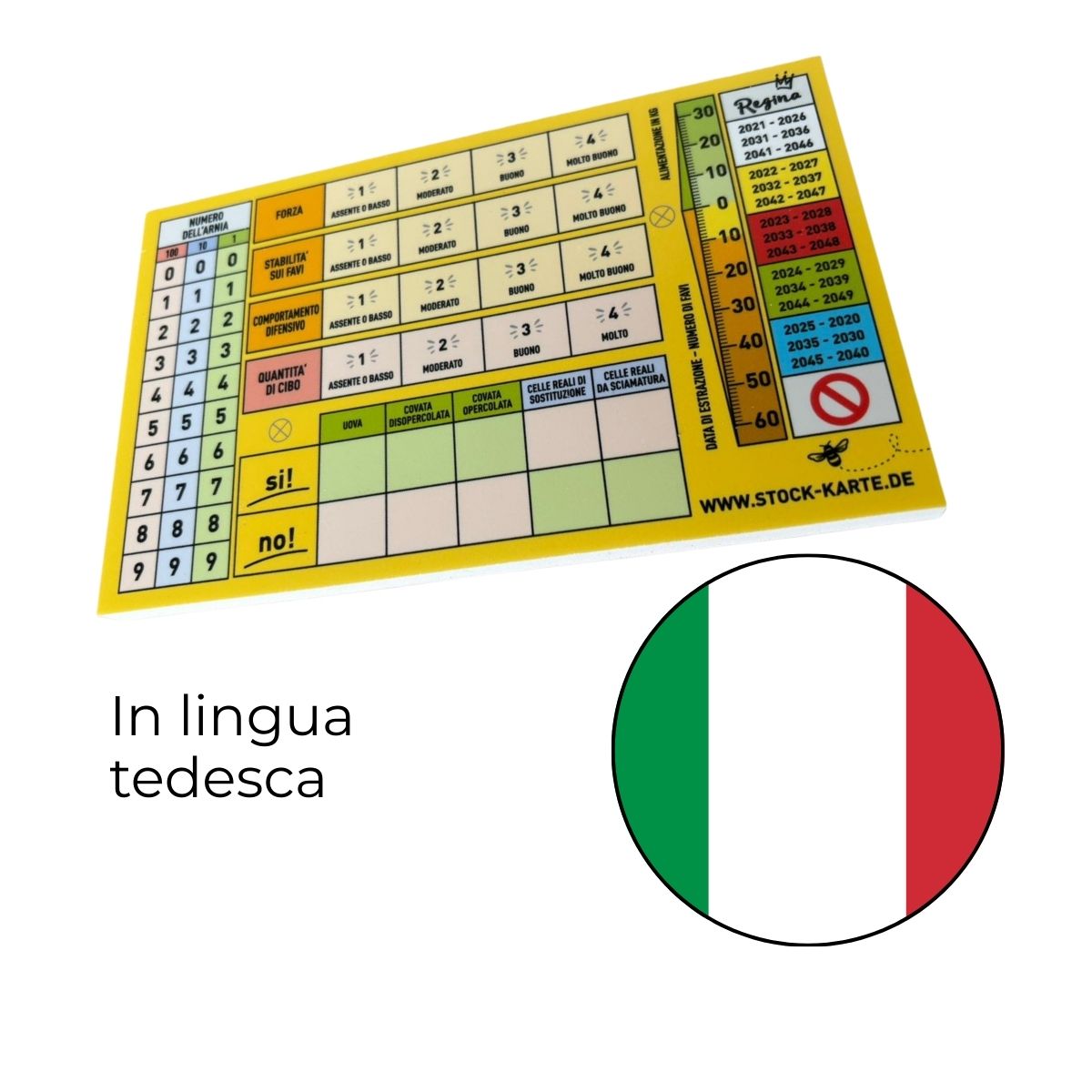 Pin-Stock-Karte (inkl. Pins und Schrauben)