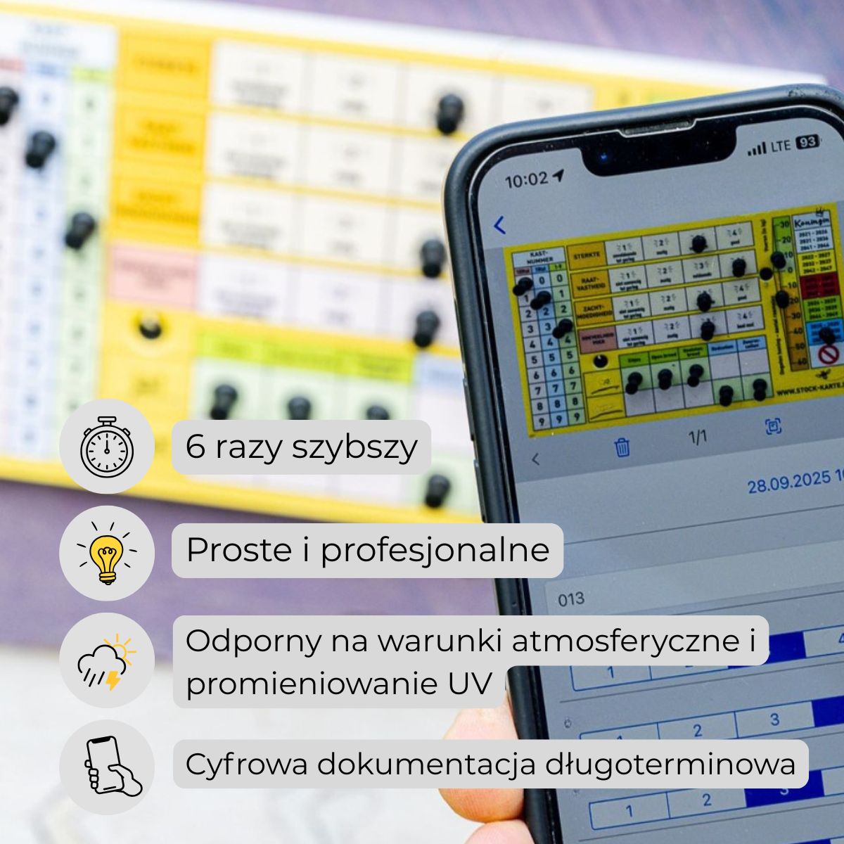 Pin-Stock-Karte (inkl. Pins und Schrauben)