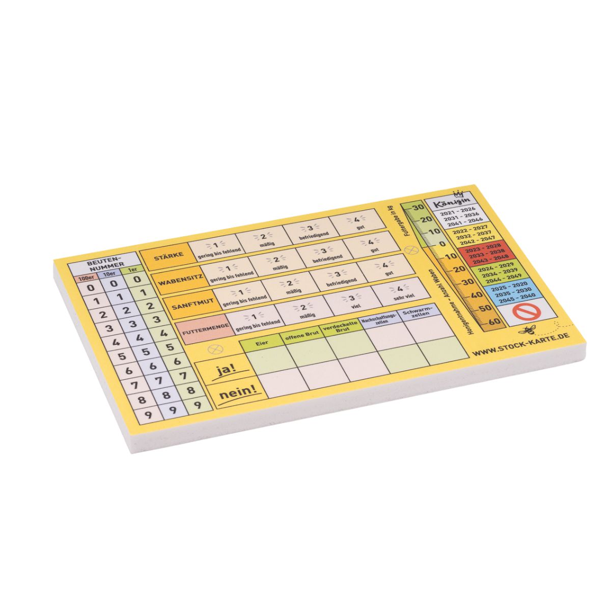 Pin stock card (including pins and screws)