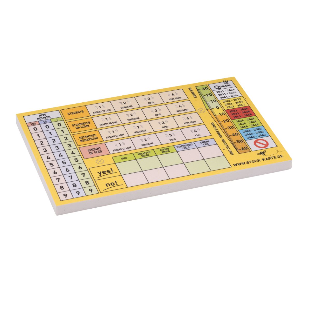 Pin stock card (including pins and screws)