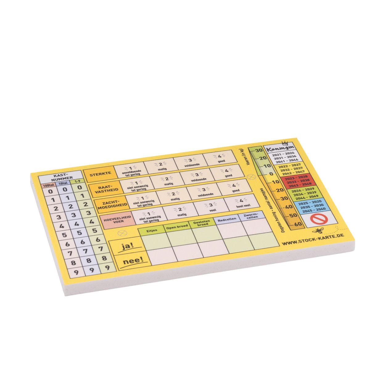Pin stock card (including pins and screws)